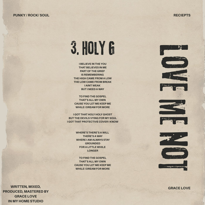 Grace Love – Holy G