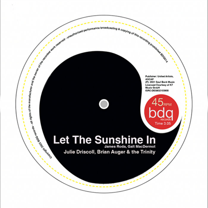 Julie Driscoll, Brian Auger and the Trinity – Let The Sunshine In – Julie Driscoll, Brian Auger and the Trinity