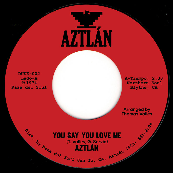 Aztlán – You Say You Love Me / Should I Take You Home – Aztlán (DEMO ONLY NOT FOR SALE!)