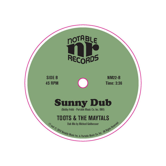Toots & The Maytals – Sunny Dub